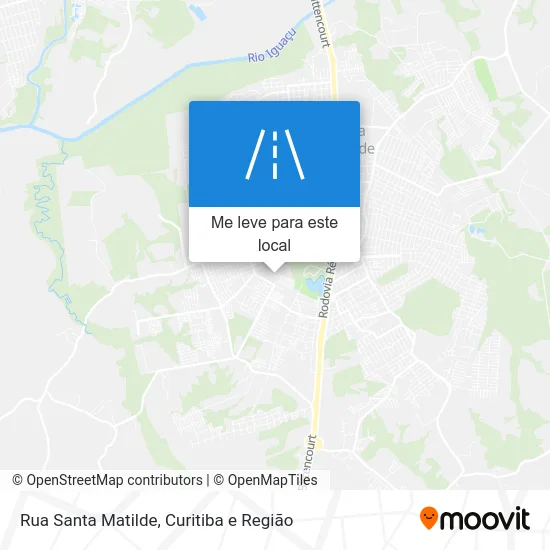 Rua Santa Matilde mapa