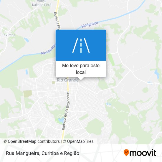 Rua Mangueira mapa