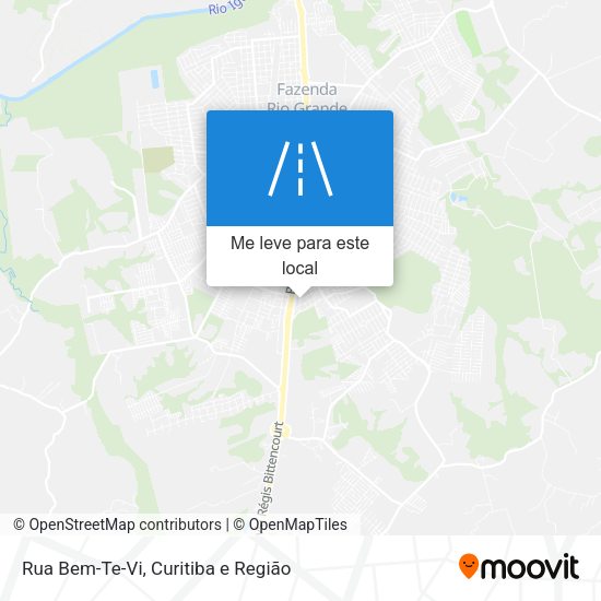Rua Bem-Te-Vi mapa