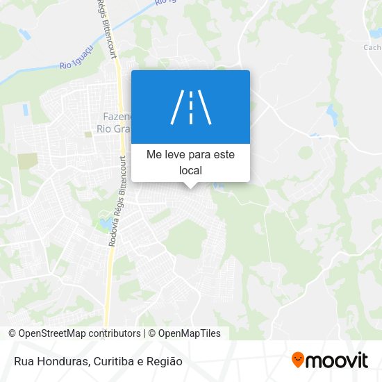 Rua Honduras mapa