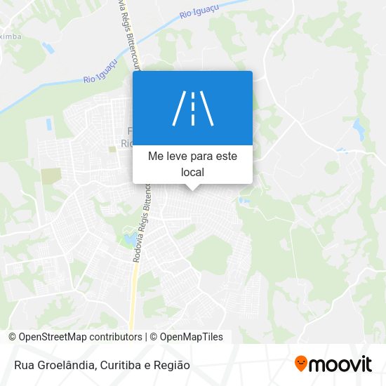 Rua Groelândia mapa