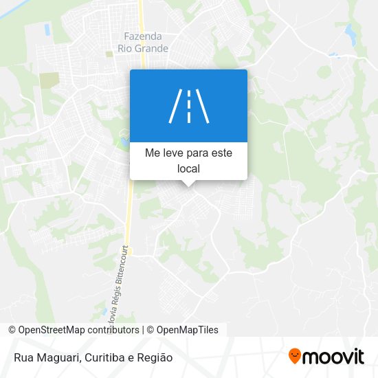 Rua Maguari mapa