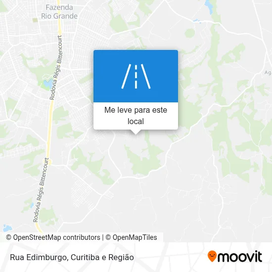 Rua Edimburgo mapa