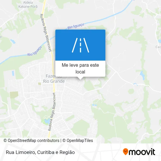 Rua Limoeiro mapa