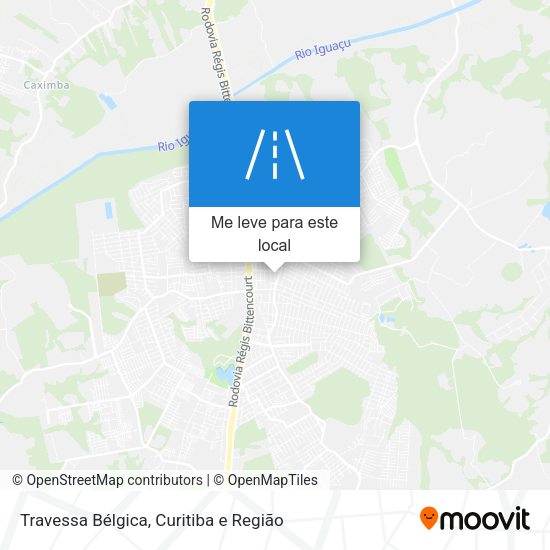 Travessa Bélgica mapa