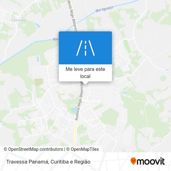 Travessa Panamá mapa