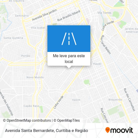 Avenida Santa Bernardete mapa
