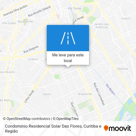 Condomínio Residencial Solar Das Flores mapa