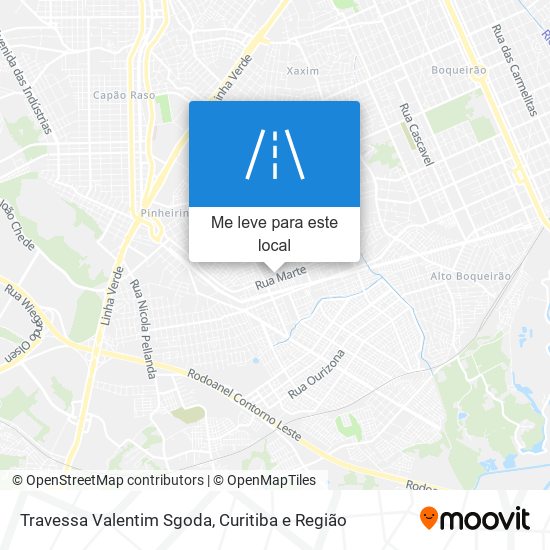 Travessa Valentim Sgoda mapa