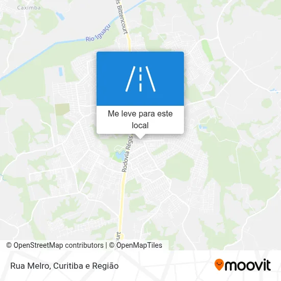 Rua Melro mapa