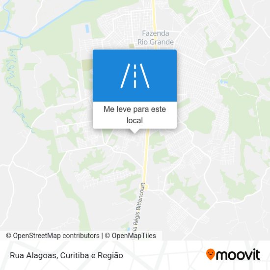 Rua Alagoas mapa