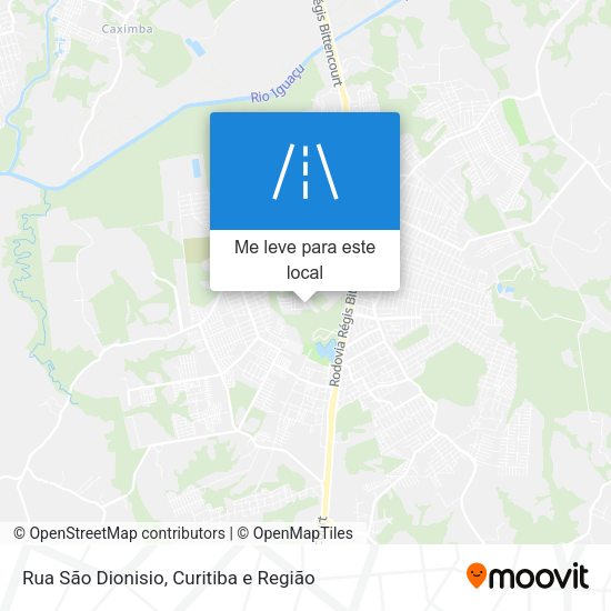 Rua São Dionisio mapa