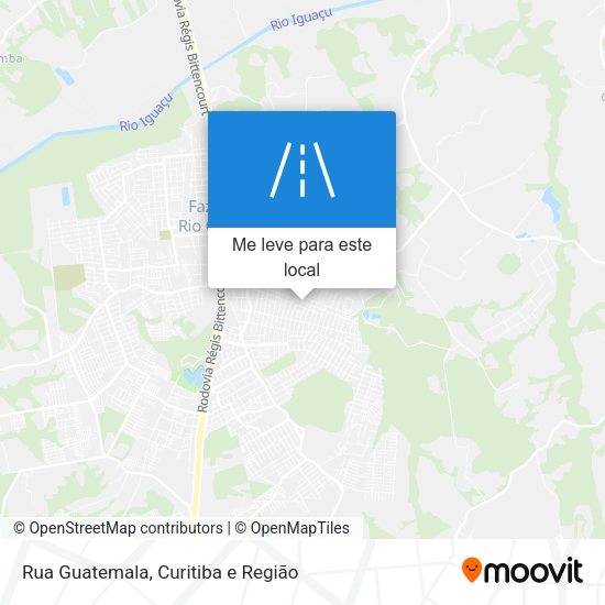 Rua Guatemala mapa