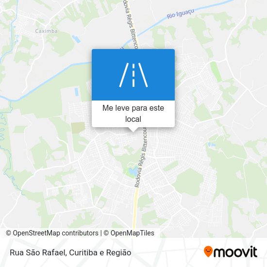 Rua São Rafael mapa