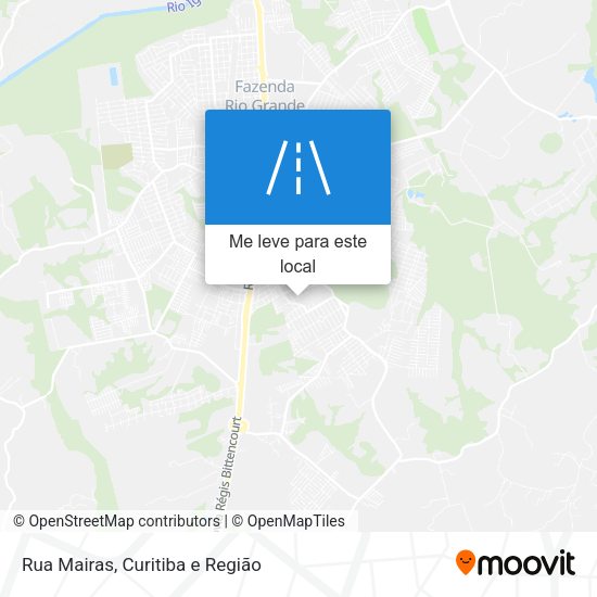 Rua Mairas mapa