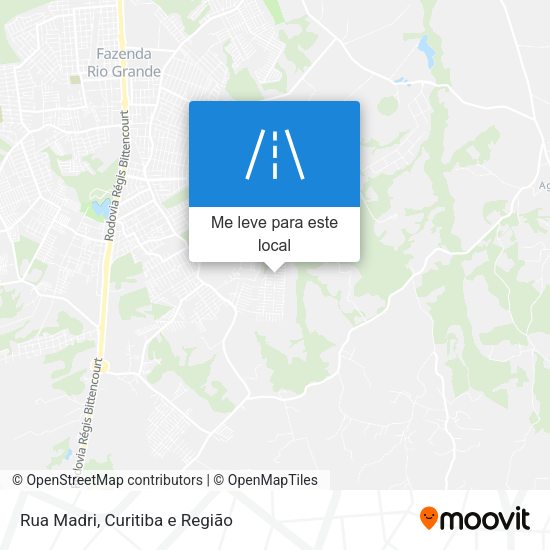 Rua Madri mapa