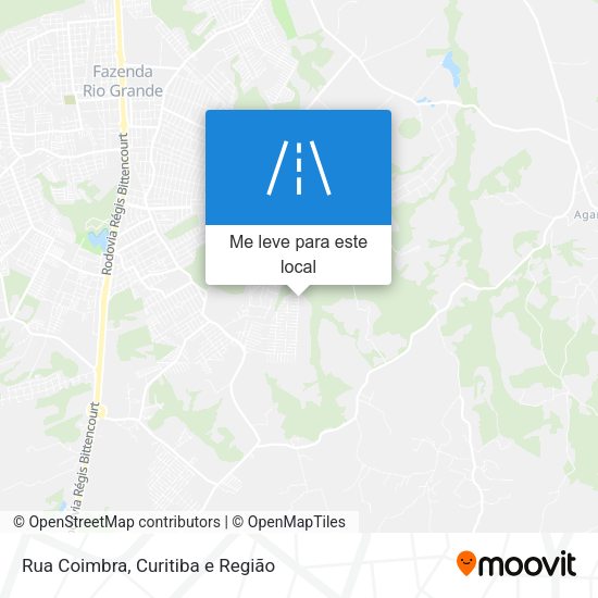Rua Coimbra mapa