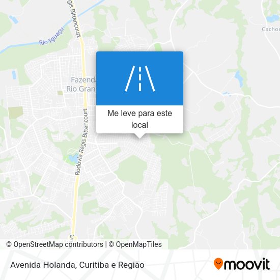 Avenida Holanda mapa