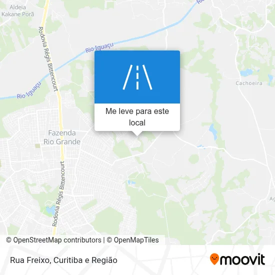 Rua Freixo mapa