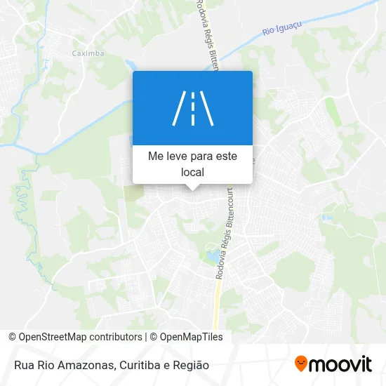 Rua Rio Amazonas mapa