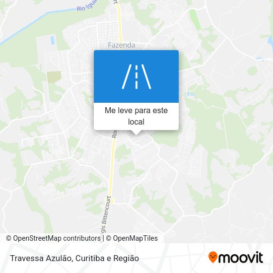 Travessa Azulão mapa