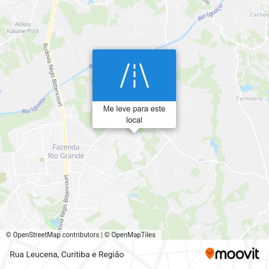 Rua Leucena mapa