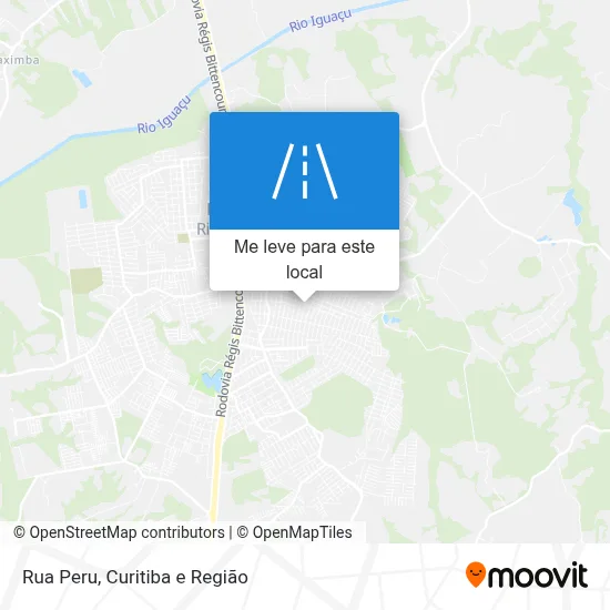 Rua Peru mapa