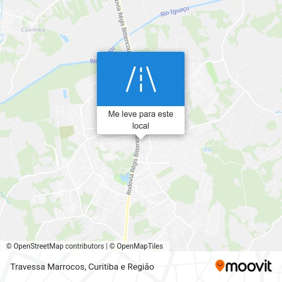Travessa Marrocos mapa