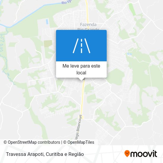 Travessa Arapoti mapa