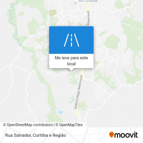 Rua Salvador mapa