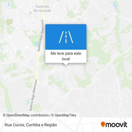 Rua Cucos mapa