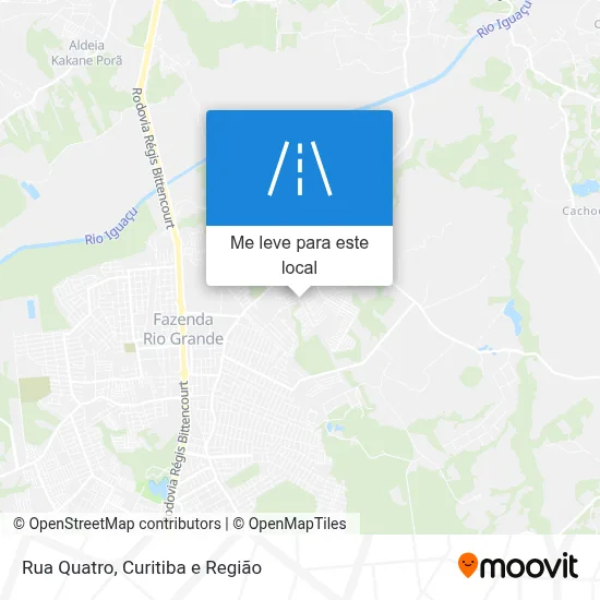 Rua Quatro mapa
