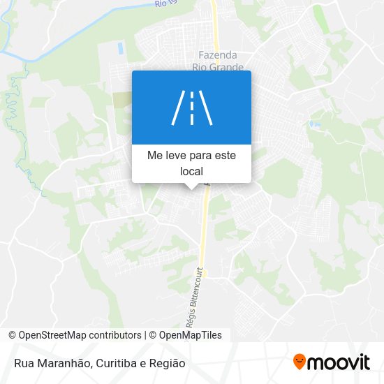 Rua Maranhão mapa