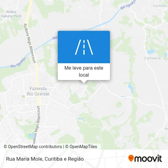 Rua Maria Mole mapa
