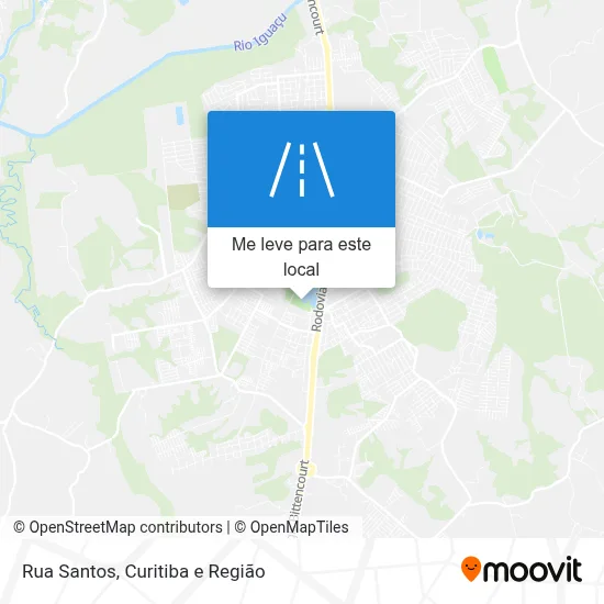 Rua Santos mapa