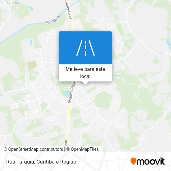 Rua Turquia mapa