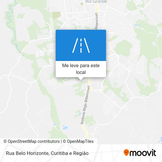 Rua Belo Horizonte mapa