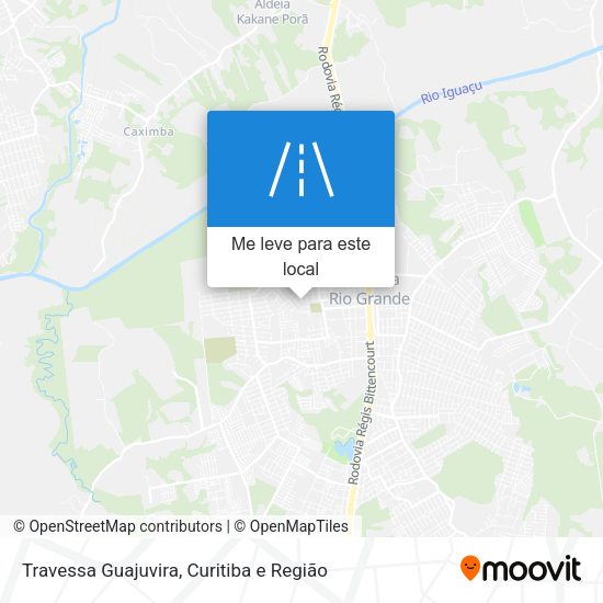 Travessa Guajuvira mapa