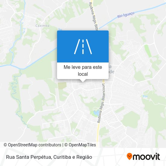 Rua Santa Perpétua mapa