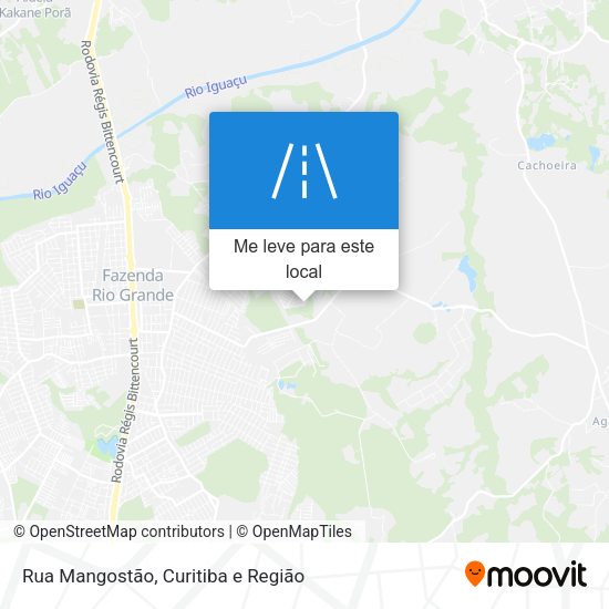 Rua Mangostão mapa