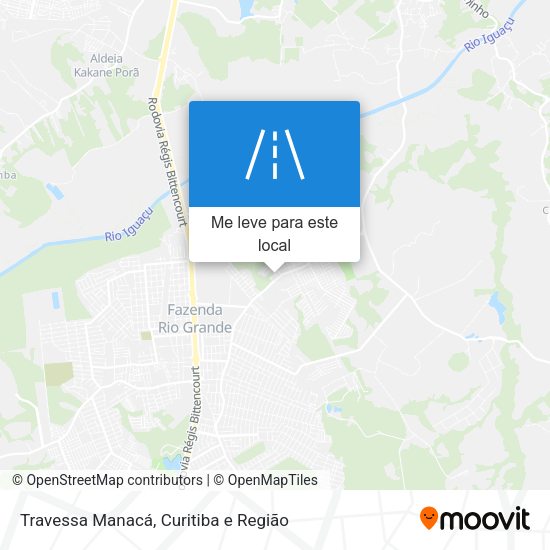 Travessa Manacá mapa