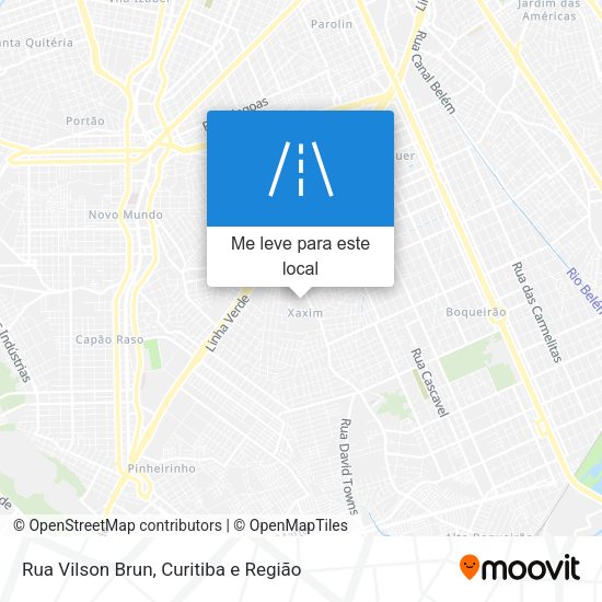 Rua Vilson Brun mapa