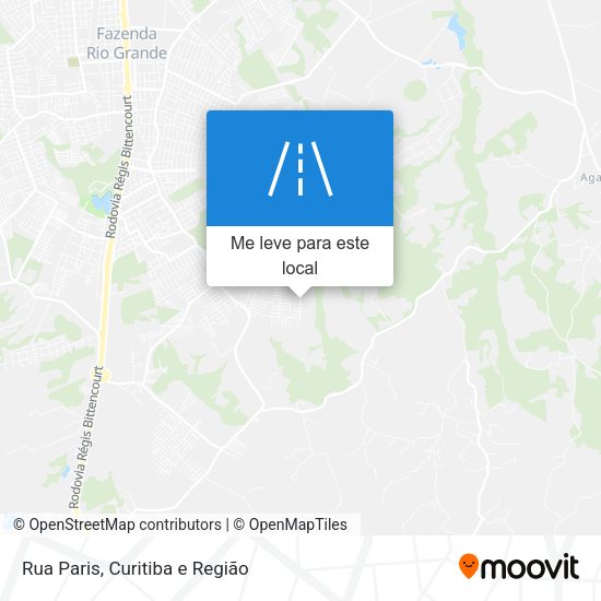 Rua Paris mapa