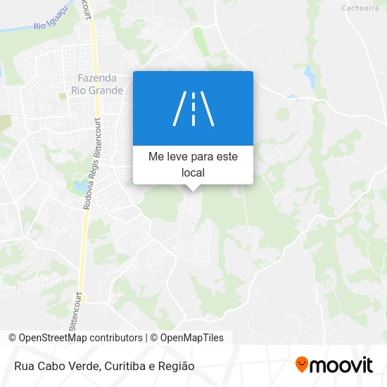 Rua Cabo Verde mapa