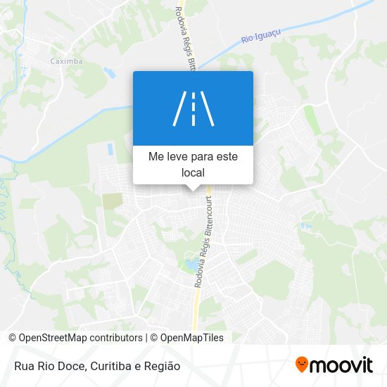 Rua Rio Doce mapa