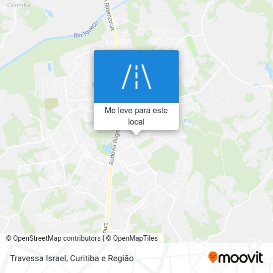 Travessa Israel mapa