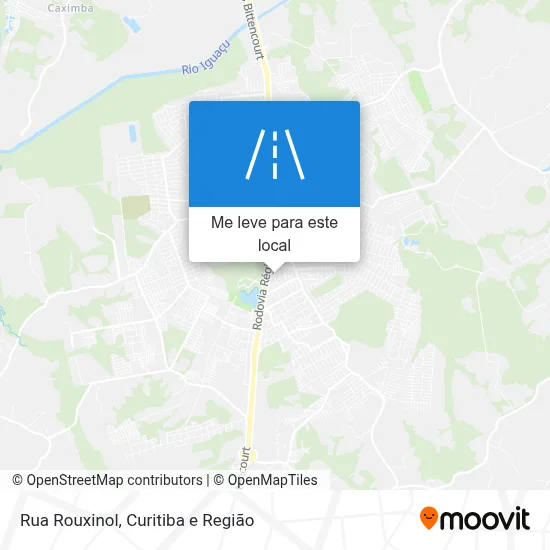 Rua Rouxinol mapa