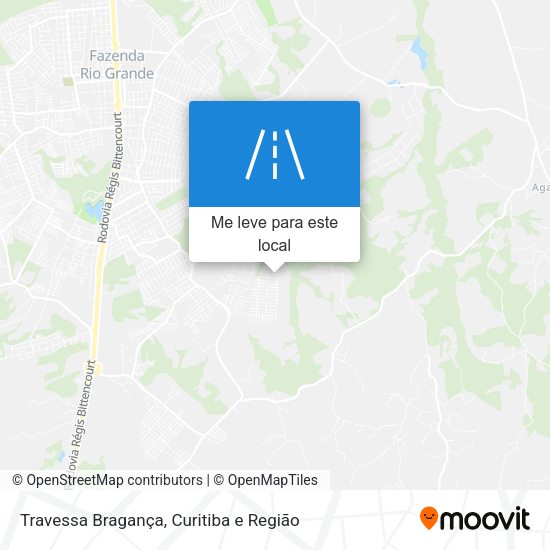 Travessa Bragança mapa