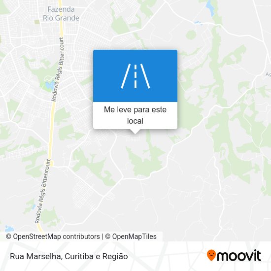 Rua Marselha mapa