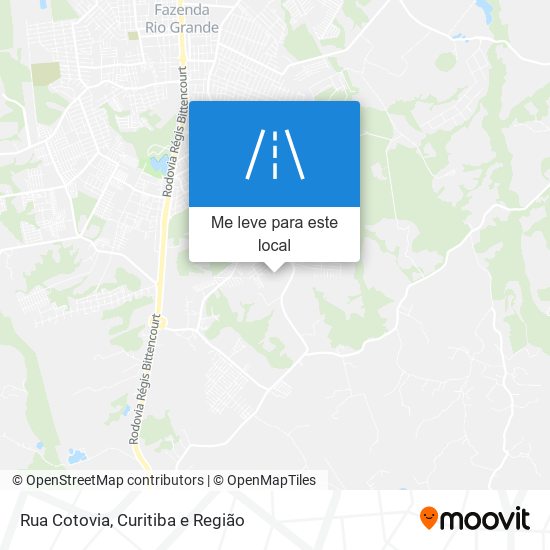 Rua Cotovia mapa